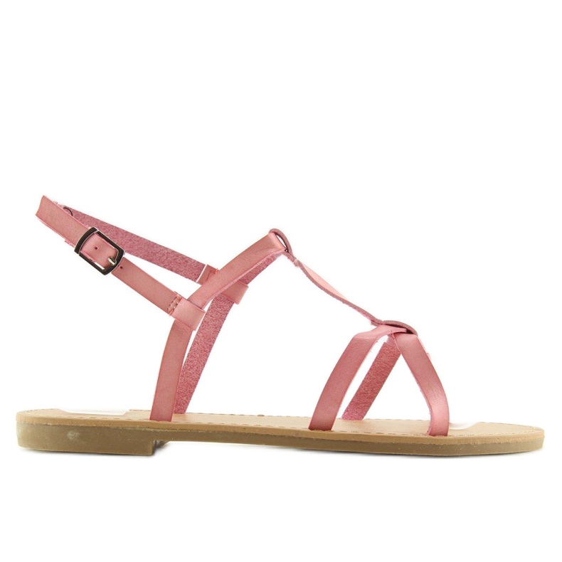 Sandales fluo rose rose hit de l'été