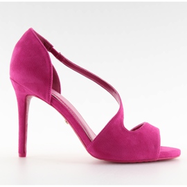 Escarpins asymétriques fuchsia C90 fuchsia rose