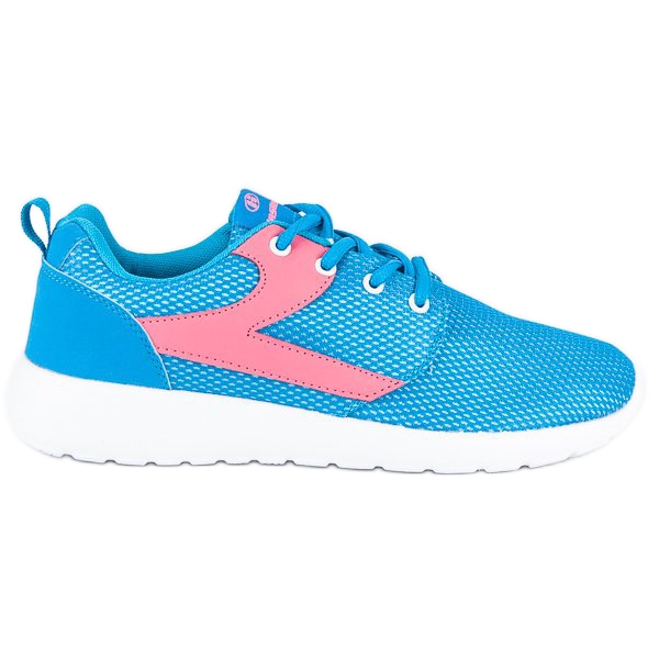 Hasby Chaussures de sport textiles bleu rose