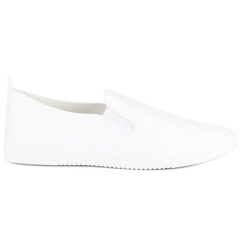 Slipons blancs femme blanche Slipons blancs femme blanche