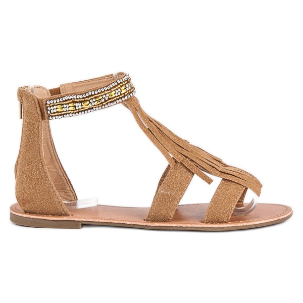 Evento Sandales boho marron brun