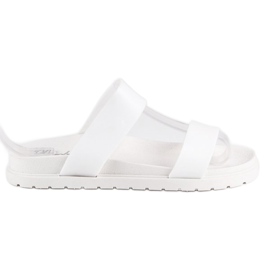 Chaussons blancs femme