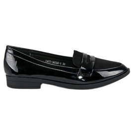 Best Shoes Mocassins laqués noirs