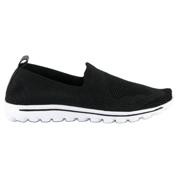 MCKEYLOR Baskets en tissu noir le noir