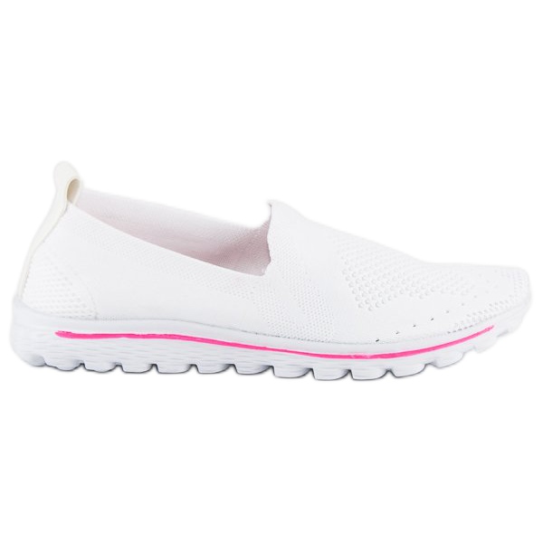 MCKEYLOR Baskets en tissu blanc blanche