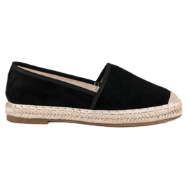 Erynn Espadrilles en daim noir
