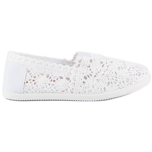 Marquiz Baskets en dentelle blanche Marquiz Baskets en dentelle blanche