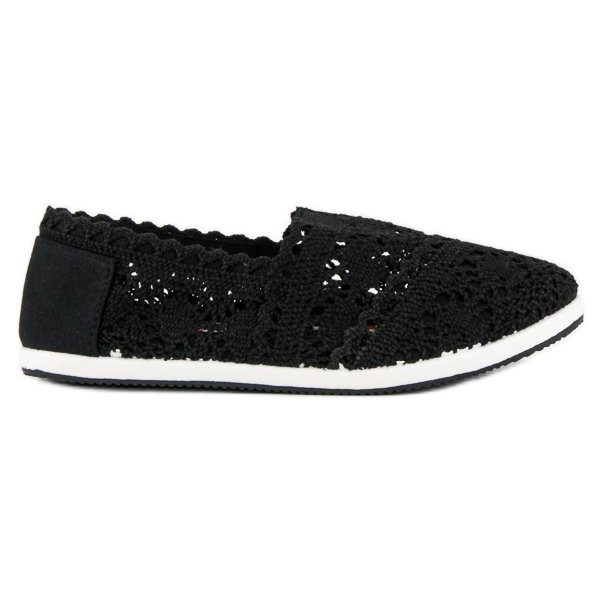Marquiz Baskets en dentelle noire