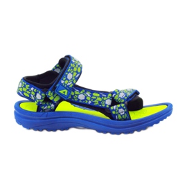 Sandales pour enfants bleu American Club 8122 vert Sandales pour enfants bleu American Club 8122 vert