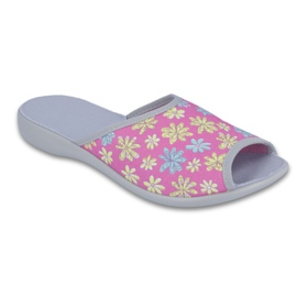 Befado chaussures pour femmes pu c 254D091 bleu jaune rose