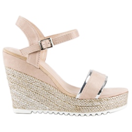 Erynn Espadrilles compensées confortables brun Erynn Espadrilles compensées confortables brun