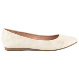 Nio Nio Ballerines en daim brun