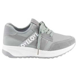 Chaussures de sport grises