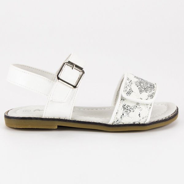 American Club Sandales américaines blanches American Club Sandales américaines blanches