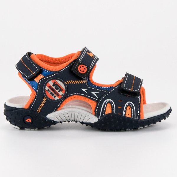 American Club Sandales américaines confortables bleu American Club Sandales américaines confortables bleu