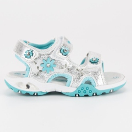 American Club Silver American Sandals gris