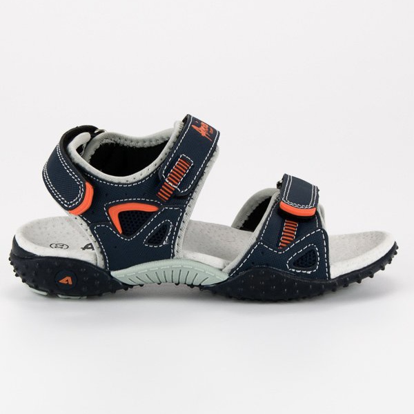 American Club American Velvet Sandals bleu