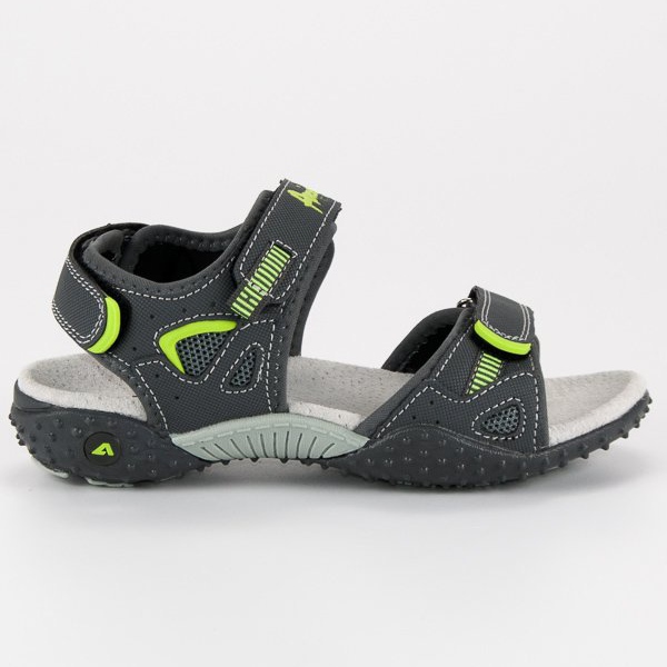 American Club American Velvet Sandals gris