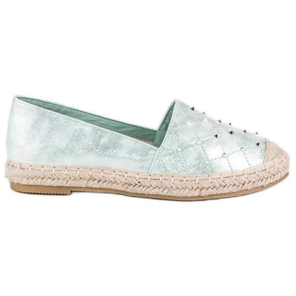 Super Mode Espadrilles confortables vert