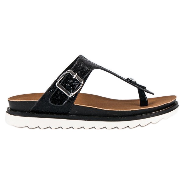 Seastar Tongs confortables le noir