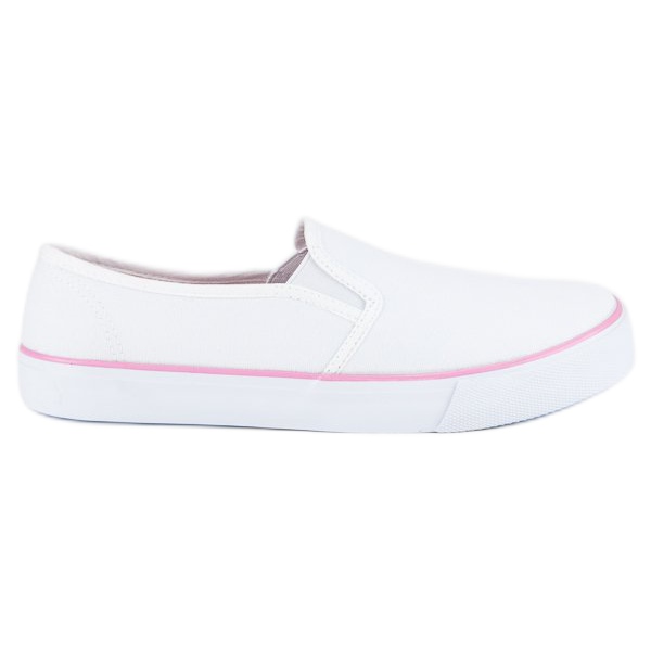 McKey Slipons textiles blancs blanche McKey Slipons textiles blancs blanche
