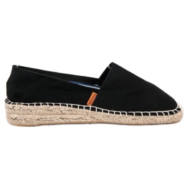 McKey Espadrilles noires confortables
