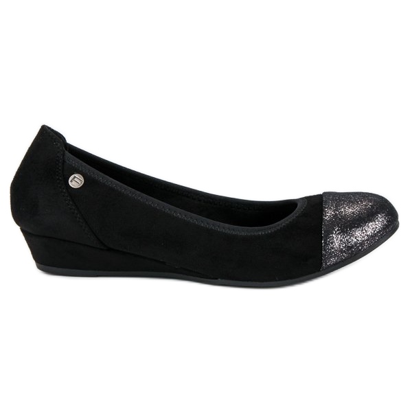 Filippo Ballerines noires le noir
