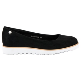 Filippo Ballerines imprimé serpent noir