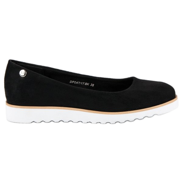 Filippo Ballerines imprimé serpent le noir