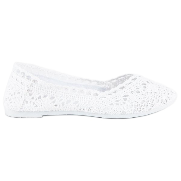 Seastar Ballerines en dentelle blanche