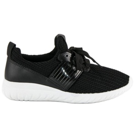 Chaussures de sport textiles le noir