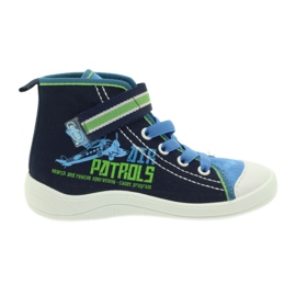 Chaussures enfants Befado, baskets, chaussons 268x066 bleu marine bleu vert