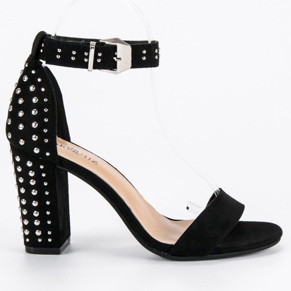 Marquiz Sandales pour femmes noires le noir