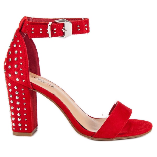 Marquiz Sandales rouges femme