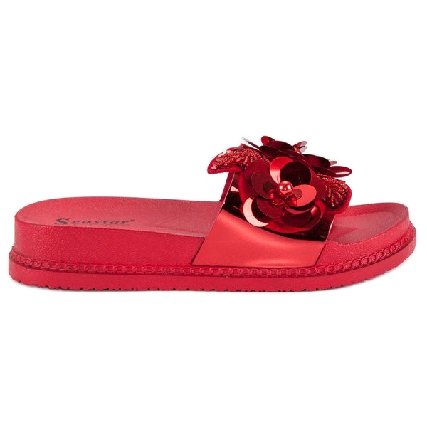 Seastar Chaussons rouges femme