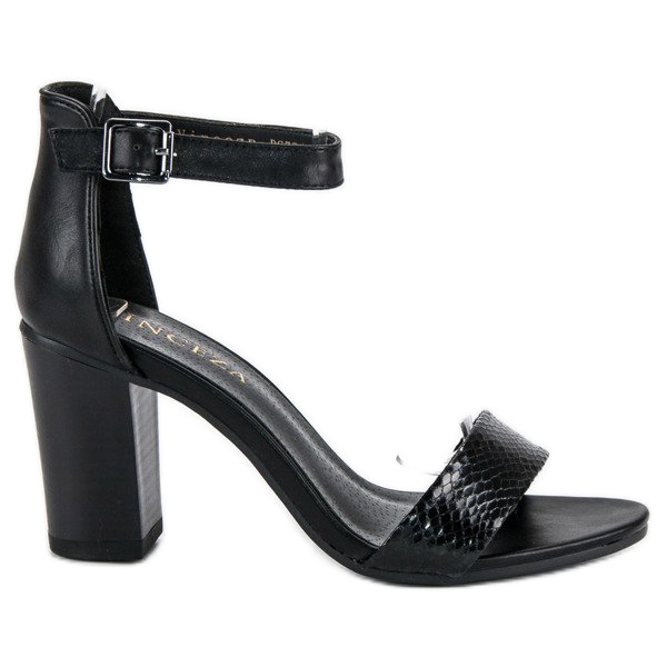Sandales à talons hauts VINCEZA le noir