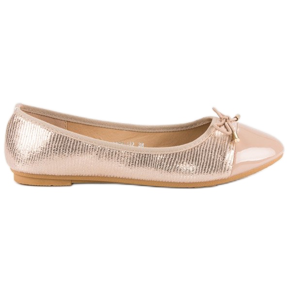 Diamantique Ballerines élégantes rose