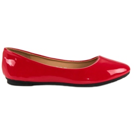 Ch. Creation Ballerines laquées rouge