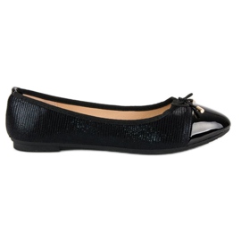 Diamantique Ballerines élégantes noir