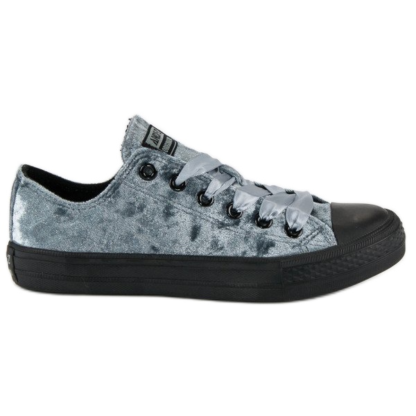 Andy Z Baskets en velours gris Andy Z Baskets en velours gris