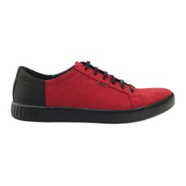 Badura 3356 chaussures de sport rouges noir