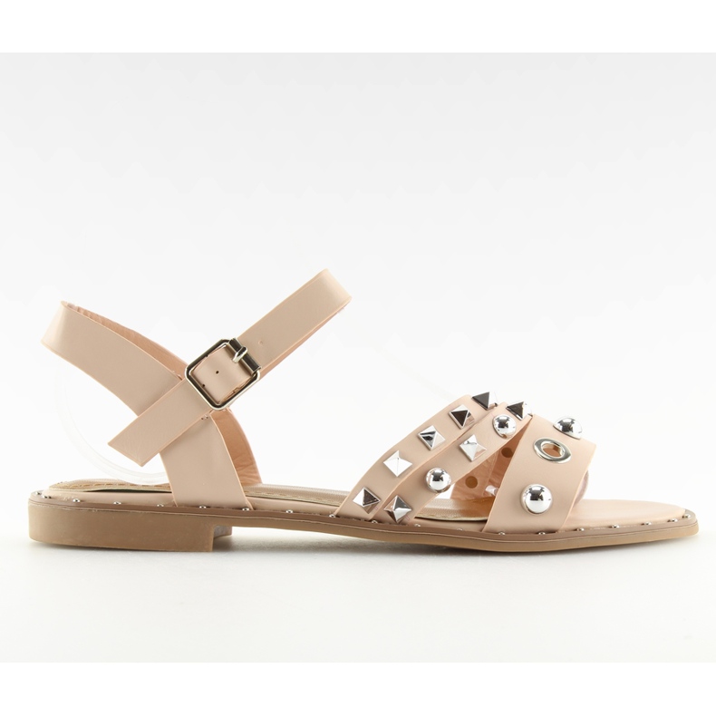 Sandales à semelles plates rose 99-19 Rose Sandales à semelles plates rose 99-19 Rose