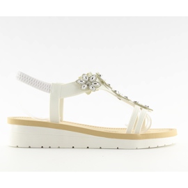 Sandales femme très confortables blanc 981 blanche