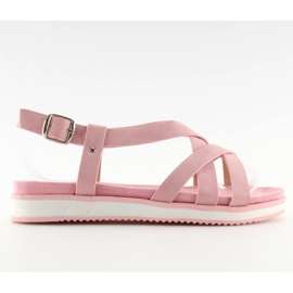 Sandales femme très confortables rose 1499-20 Rose