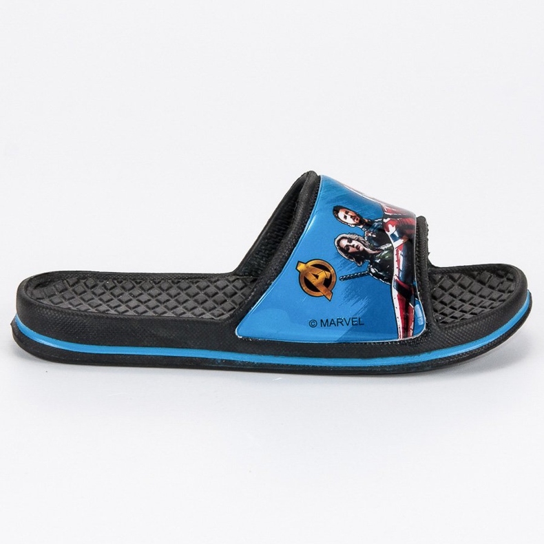 Pantoufles Avengers bleu