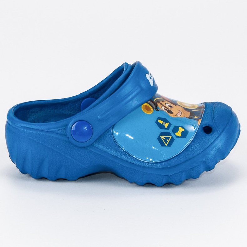 Chaussons en caoutchouc de patrouille de patte bleu