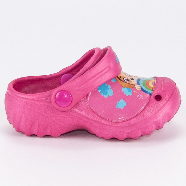 Chaussons en caoutchouc psi patrouille rose