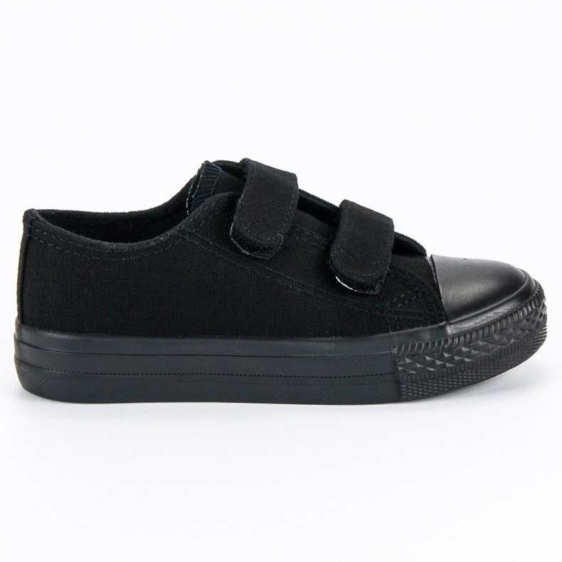 Baskets Velcro pour enfants le noir