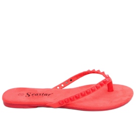 Tongs avec clous pyramidaux DD26 Red rouge
