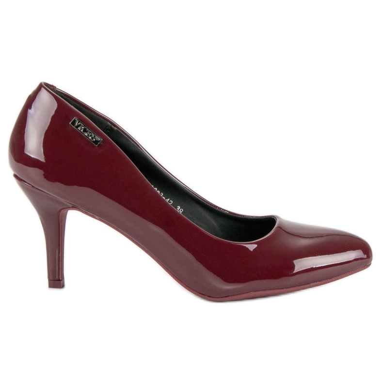 Vices Étaux à talons classiques rouge